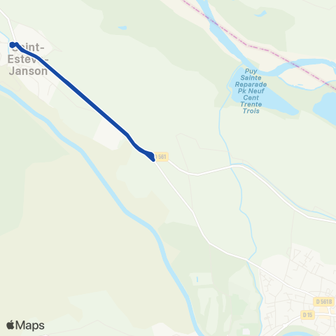 Pays d'Aix Mobilité St Estève - Primaires et Maternelles map