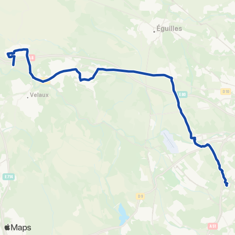 Pays d'Aix Mobilité Coudoux - Ventabren - l.I. Luynes map