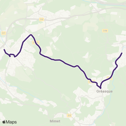 Pays d'Aix Mobilité Fuveau-Gréasque-Gardanne map