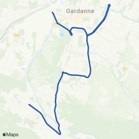 Pays d'Aix Mobilité Collevielle Cauvet-Gare Routière map