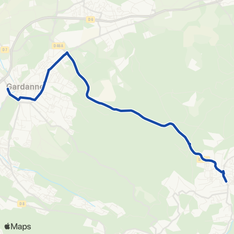 Pays d'Aix Mobilité Gréasque - Gardanne map