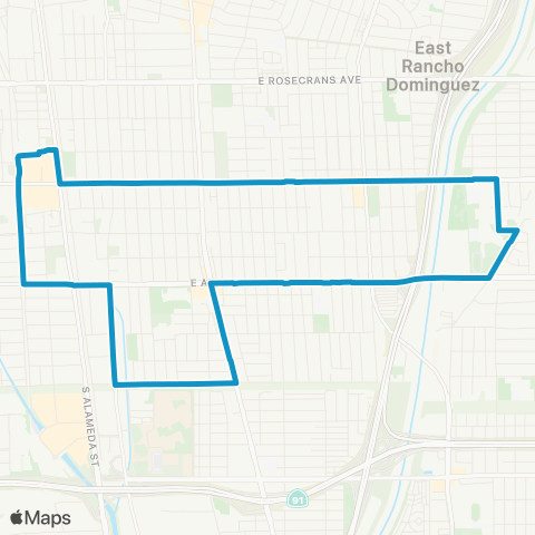 Compton Renaissance Transit 4 map