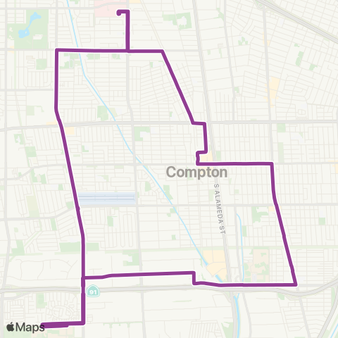 Compton Renaissance Transit 5 map