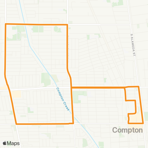 Compton Renaissance Transit 1 map