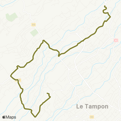 CarSud 14ème Ch Hermitage Stéphane Trois Mares Gare du Ta map