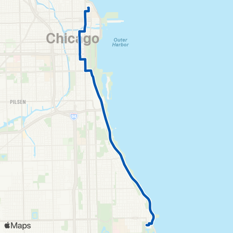 CTA Museum of Science & Industry map