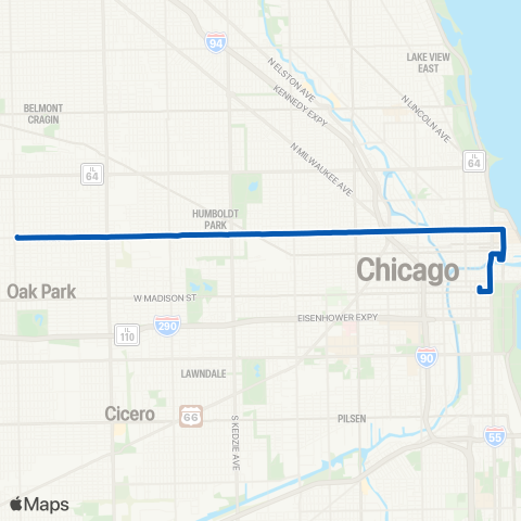 CTA Chicago map