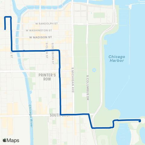 CTA Museum Campus map