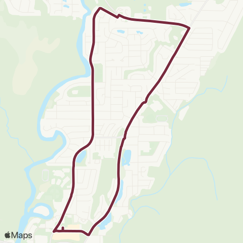 Capital Transit Downtown / Valley Express map