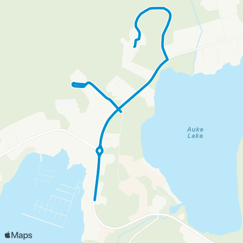 Capital Transit Univ of Alaska SE Juneau Campus Shuttle map