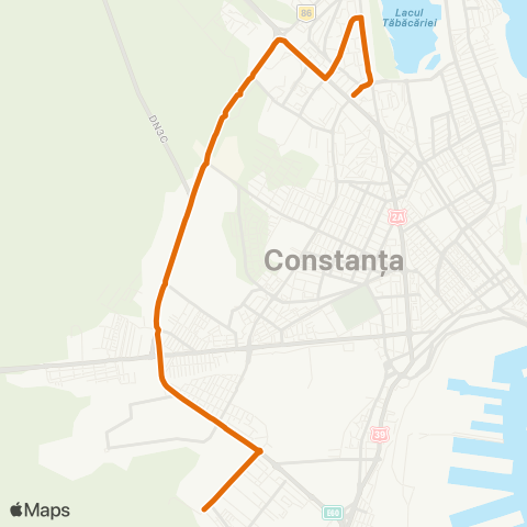 CT Bus Piata Tomis 3 — Cap Linie Confort Urban / imbarcare map