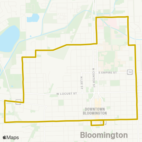 Connect Transit Gold Route map