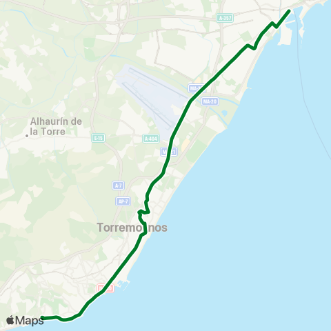 CTMAM Málaga-Torremolinos-Benalmádena Costa map