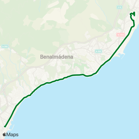 CTMAM Torremolinos-Fuengirola map