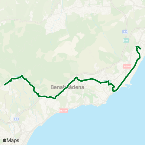 CTMAM Mijas-Benalmádena-Torremolinos map