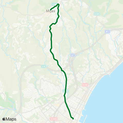 CTMAM Fuengirola-Mijas map