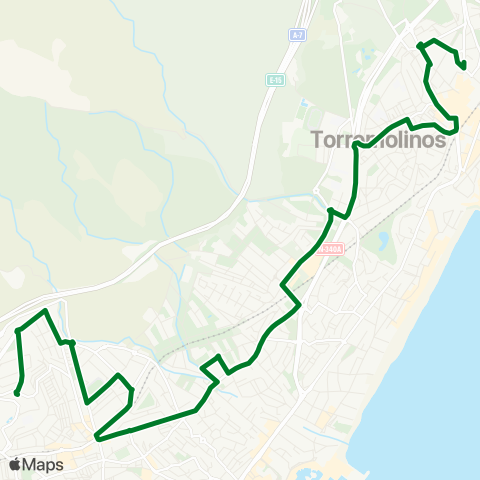 CTMAM Torremolinos-Patronato map