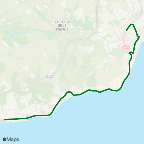 CTMAM Las Lagunas-Fuengirola-Marbella map