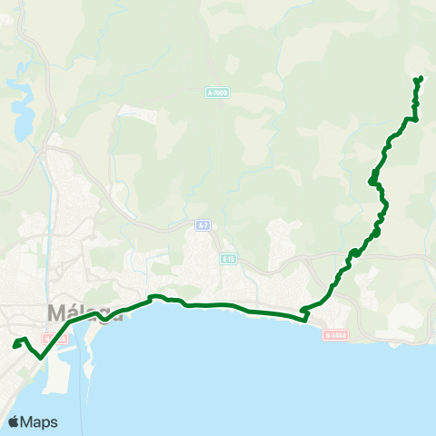 CTMAM Málaga-Olías-Comares map