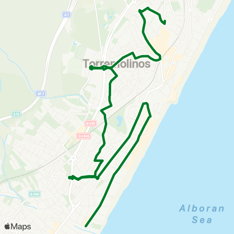 CTMAM Torremolinos-Aloha map