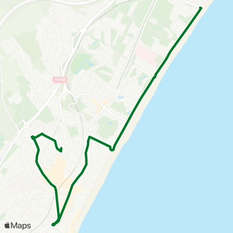 CTMAM Torremolinos-Playamar map