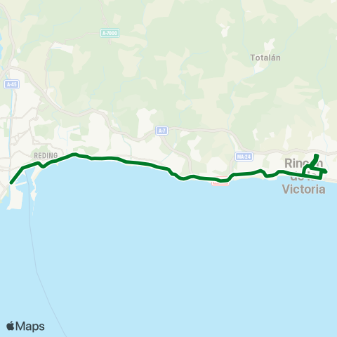 CTMAM Málaga-Rincón De La Victoria (Cotomar) (Buho) map