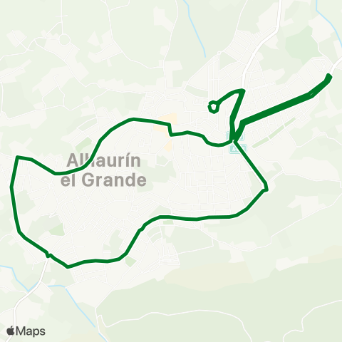 CTMAM Alhaurín El Grande (Circular) map