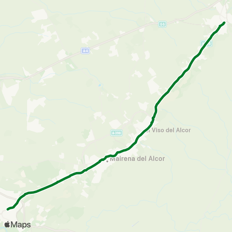 Junta de Andalucia M-106 Carmona - el Viso - Mairena del Alcor - Alcalá de Guadaíra map