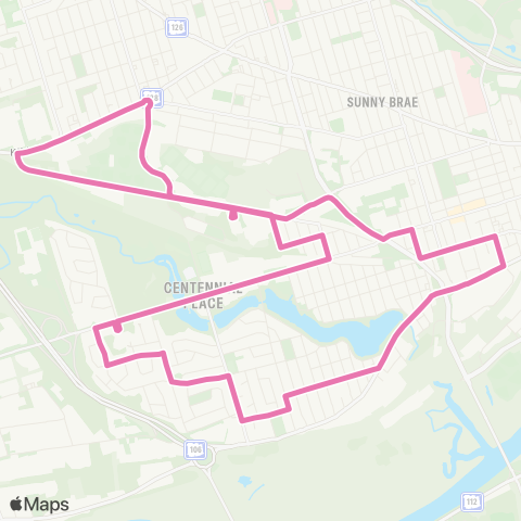 Codiac Transpo Bessborough map