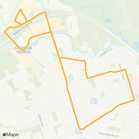 Codiac Transpo Killam map