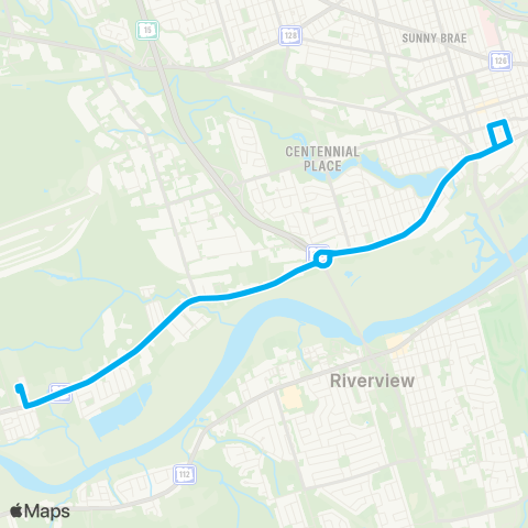 Codiac Transpo Ch Salisbury Rd map