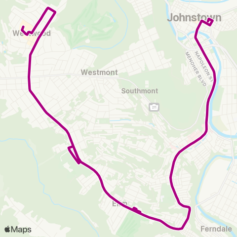 CamTran Hystone - Westwood map