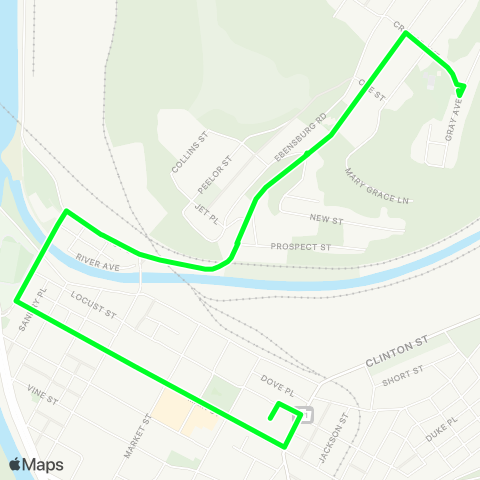 CamTran Prospect map