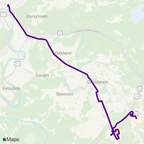 CamTran Scalp Avenue-Walmart map