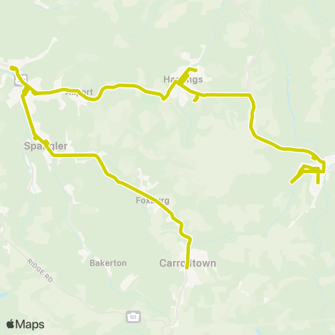 CamTran Patton-N.Cambria Loop map