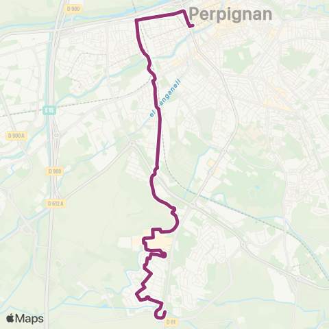 Sankéo Catalogne ↔︎ Bois des Pins map