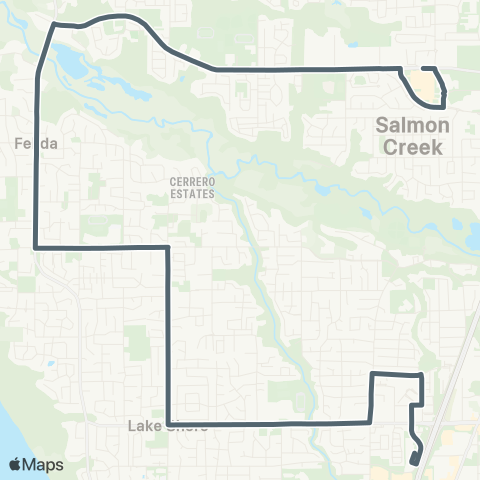 C-TRAN Felida map