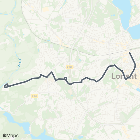 IZILO Lorient Gare Déchanges - Lorient le Divit map