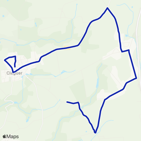 CTRL Scolaires Pont Scorff Bas Pont Scorff - Cleguer Écoles Primaires map