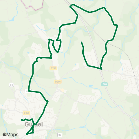 CTRL Scolaires Guidel ZA de Pen Mané - Guidel Écoles Primaires map