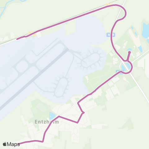 CTS Entzheim Gare - Entzheim Ouest map