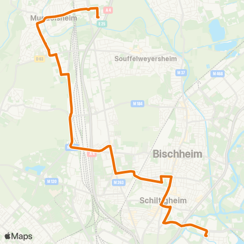 CTS Wacken - Mundolsheim Découvertes map