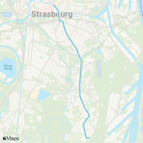 CTS Porte de l'Hôpital - Neuhof Stockfeld map