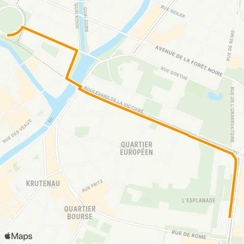 CTS République - Esplanade map