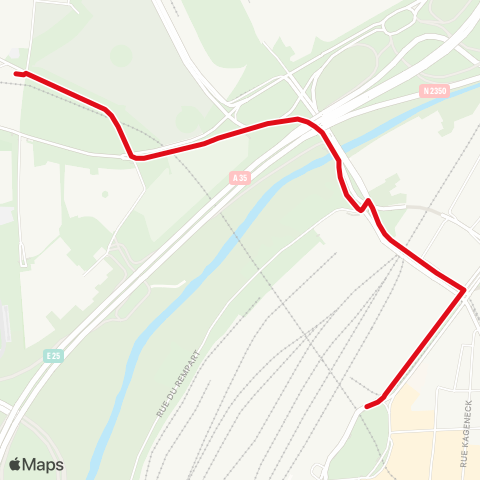 CTS Gare Centrale - Rotonde map