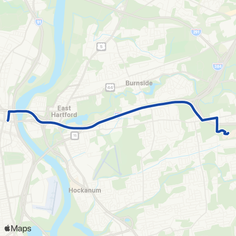 CTTransit Hartford MCC Flyer map