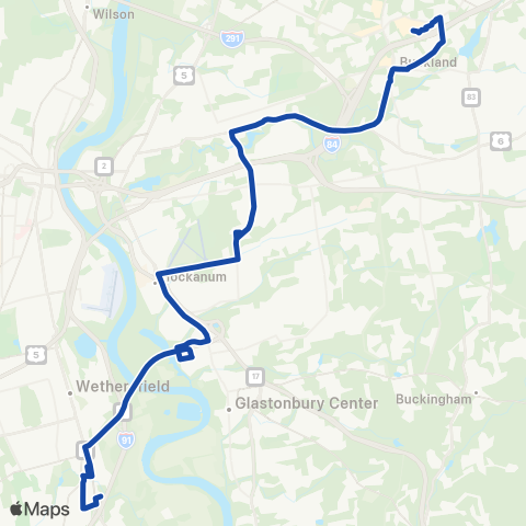 CTTransit Hartford Forbes St map