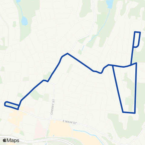 CTTransit Waterbury Long Hill Rd map