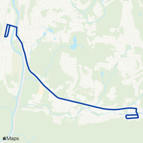 CTTransit Waterbury New Haven Rd map