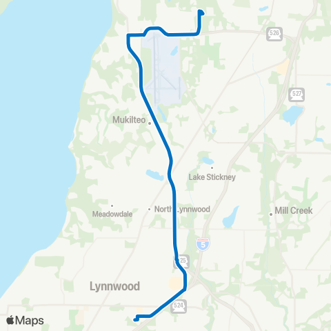 Community Transit Lynnwood - Seaway Transit Center map